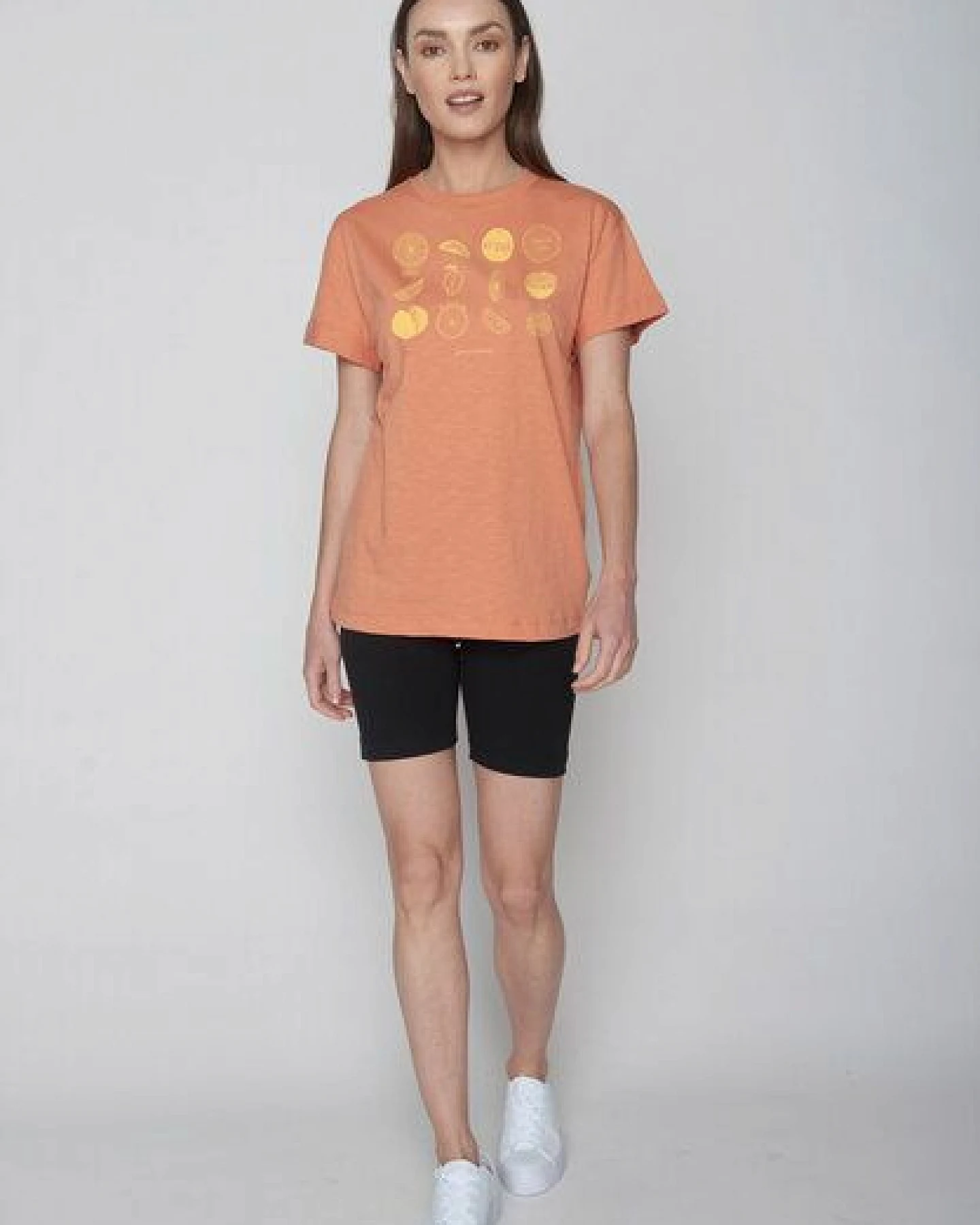 GREENBOMB Bike Citrus Stop - Lässiges T-Shirt aus Bio-Baumwolle / hochwertiger Print / Fair & Vegan – Ansicht 4