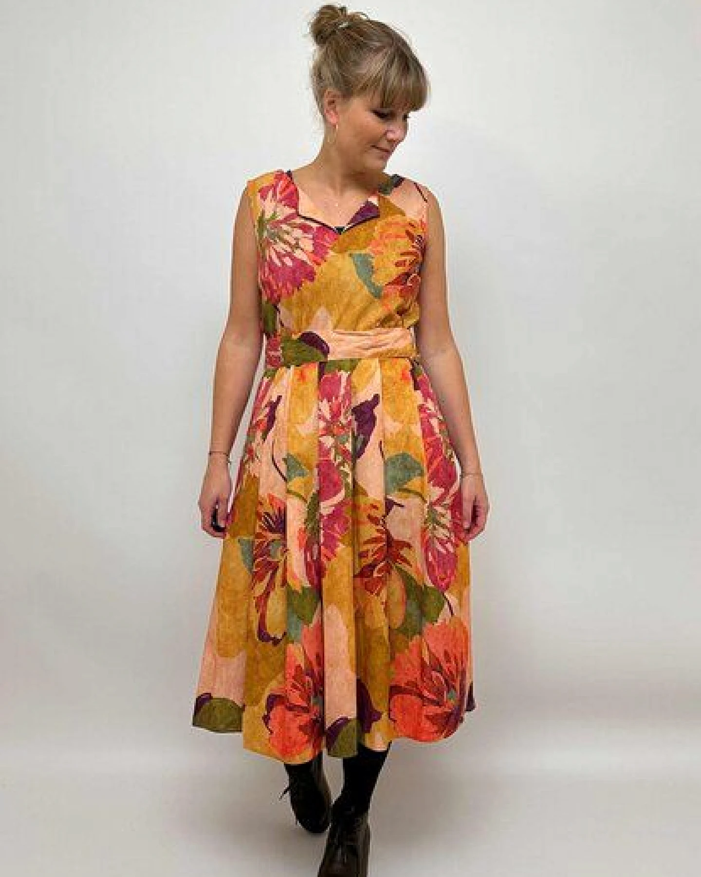 GROBUND Das Kleid Christiane - GOTS zertifiziert aus 100% Bio-Baumwolle – Ansicht 2