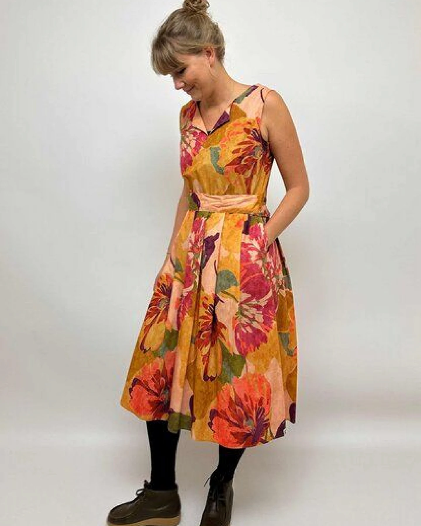 GROBUND Das Kleid Christiane - GOTS zertifiziert aus 100% Bio-Baumwolle – Ansicht 4