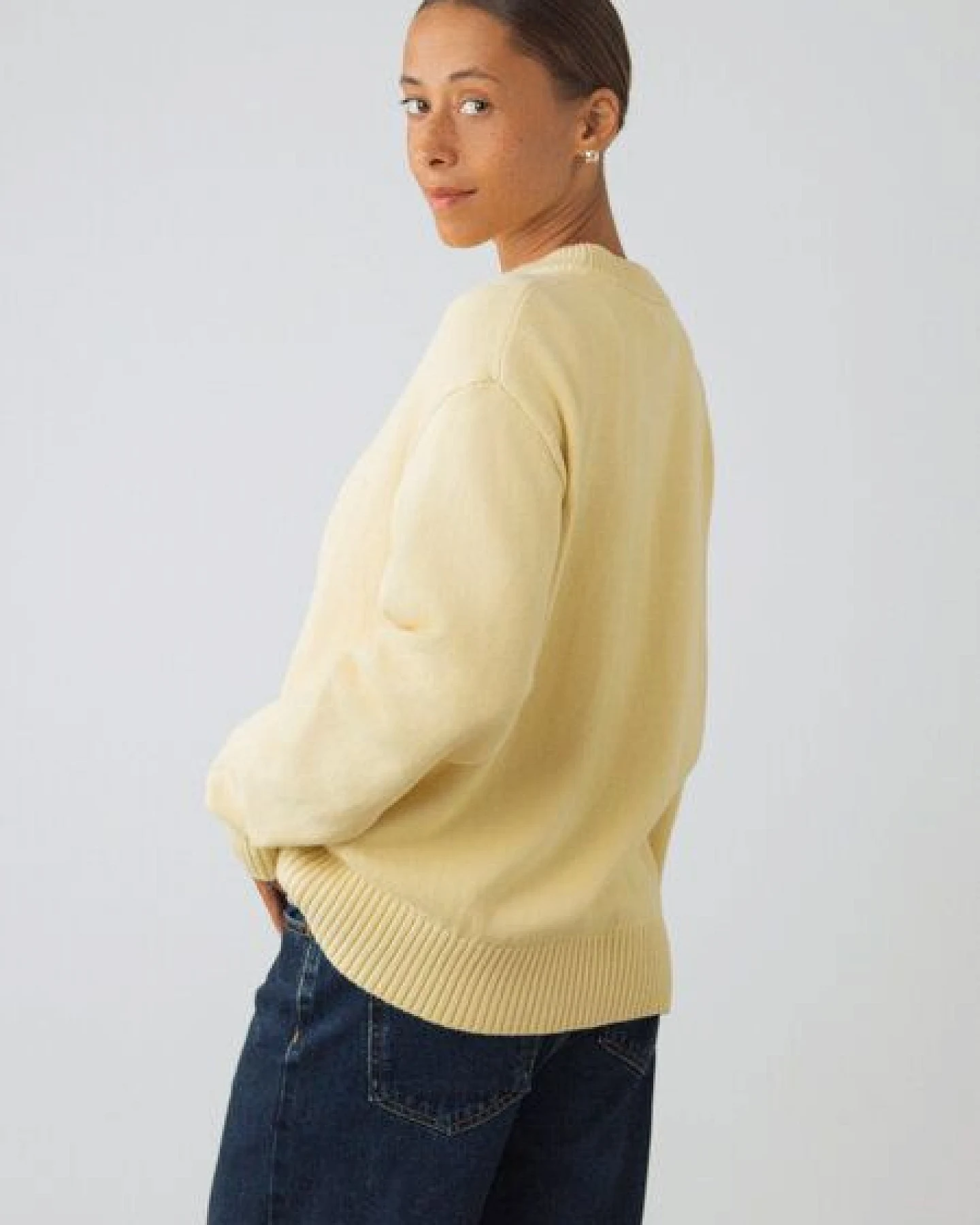 Honest Basics Damen Crew-Pullover aus 100% Bio-Baumwolle – Ansicht 4