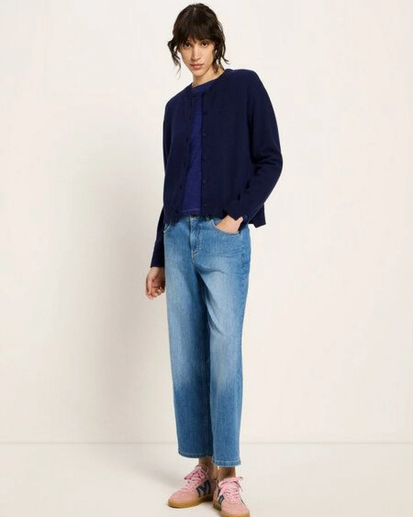 LANIUS Boxy Strickjacke – Ansicht 2