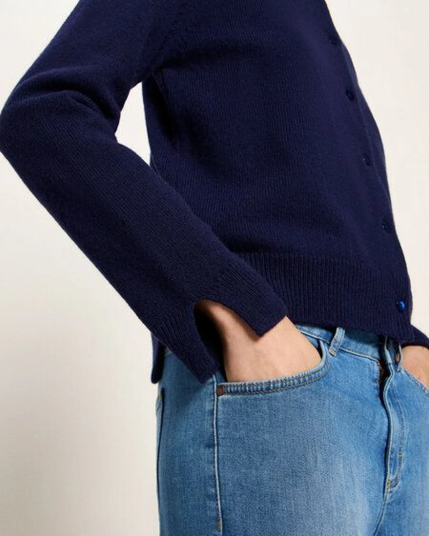 LANIUS Boxy Strickjacke – Ansicht 4