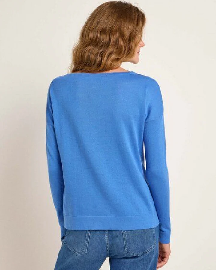 LANIUS U-Boot Pullover aus Bio-Baumwolle