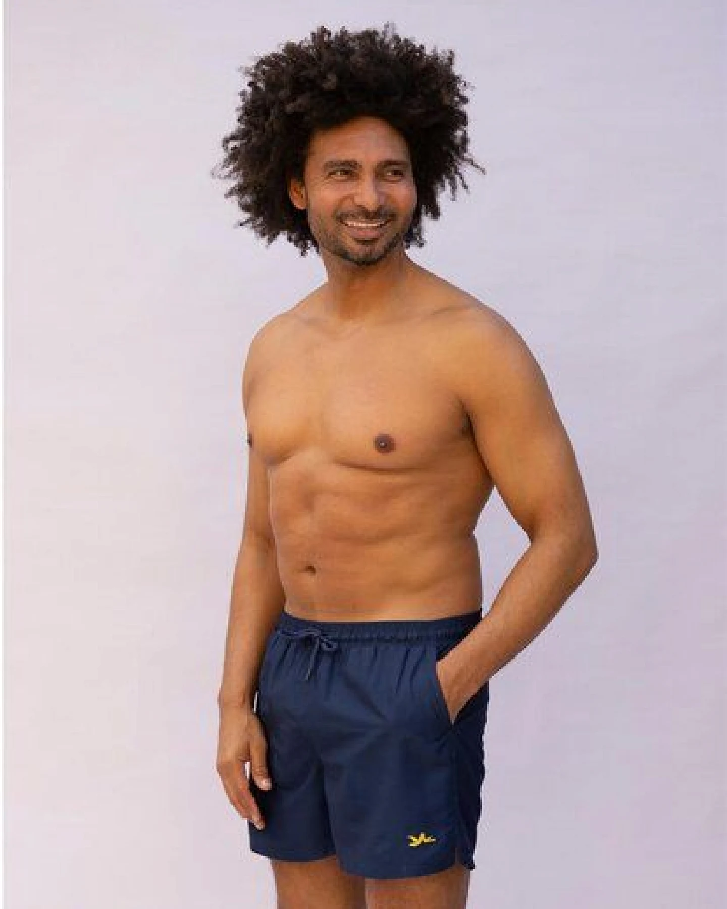 Narwal Badehose mit Stick-Motiv – Ansicht 2
