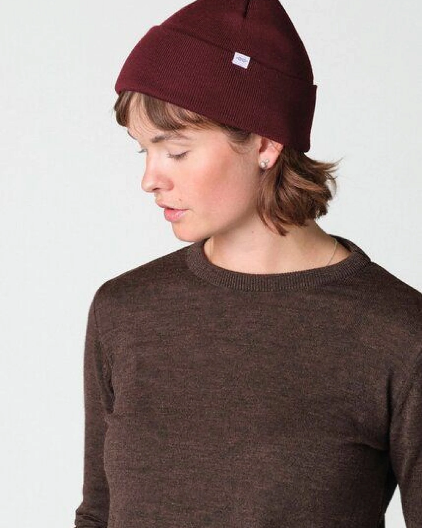 Klitmøller Collective Fine Rib Beanie aus mulesingfreier Merinowolle – Ansicht 2