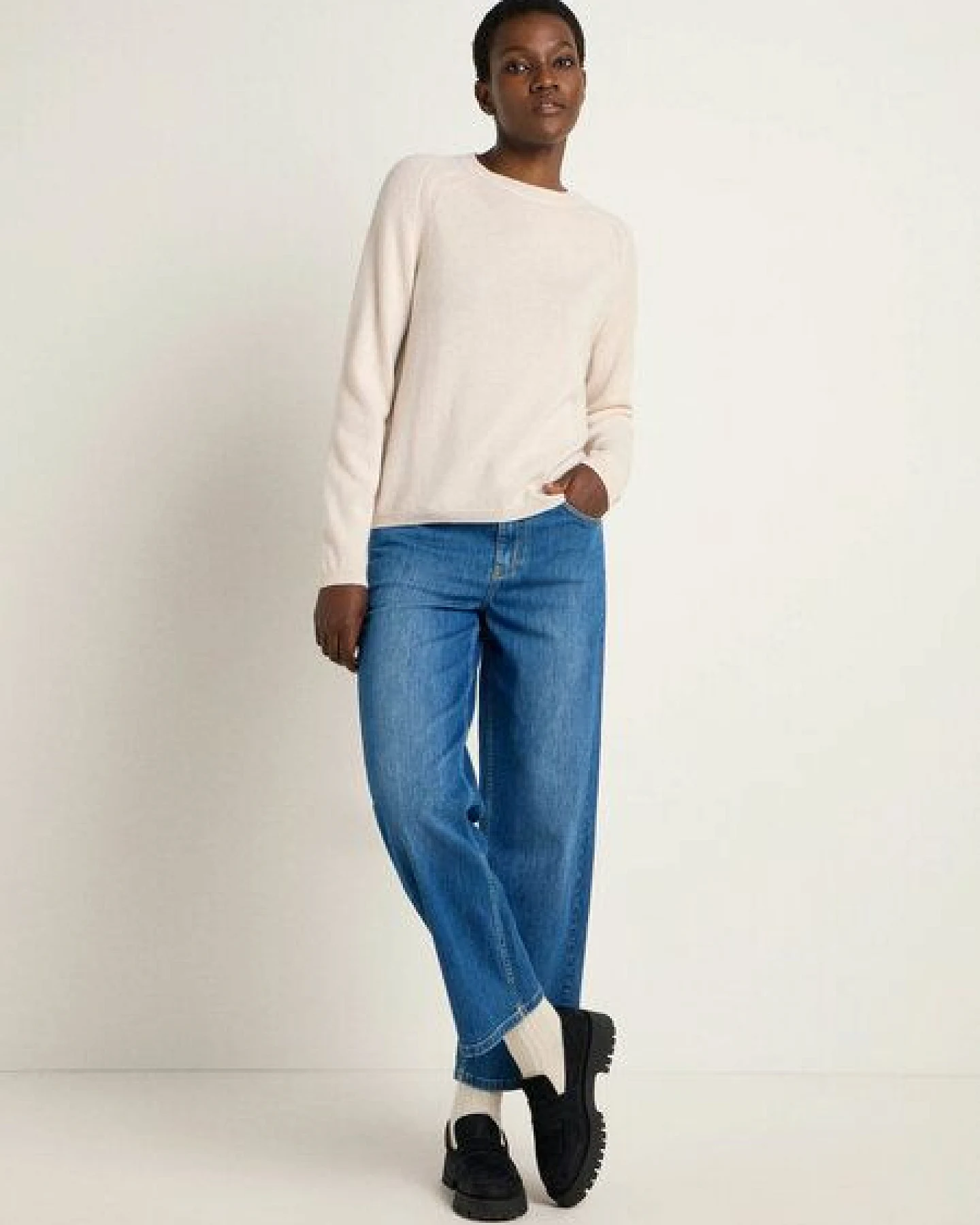 LANIUS Pullover aus Bio-Kaschmir – Ansicht 2