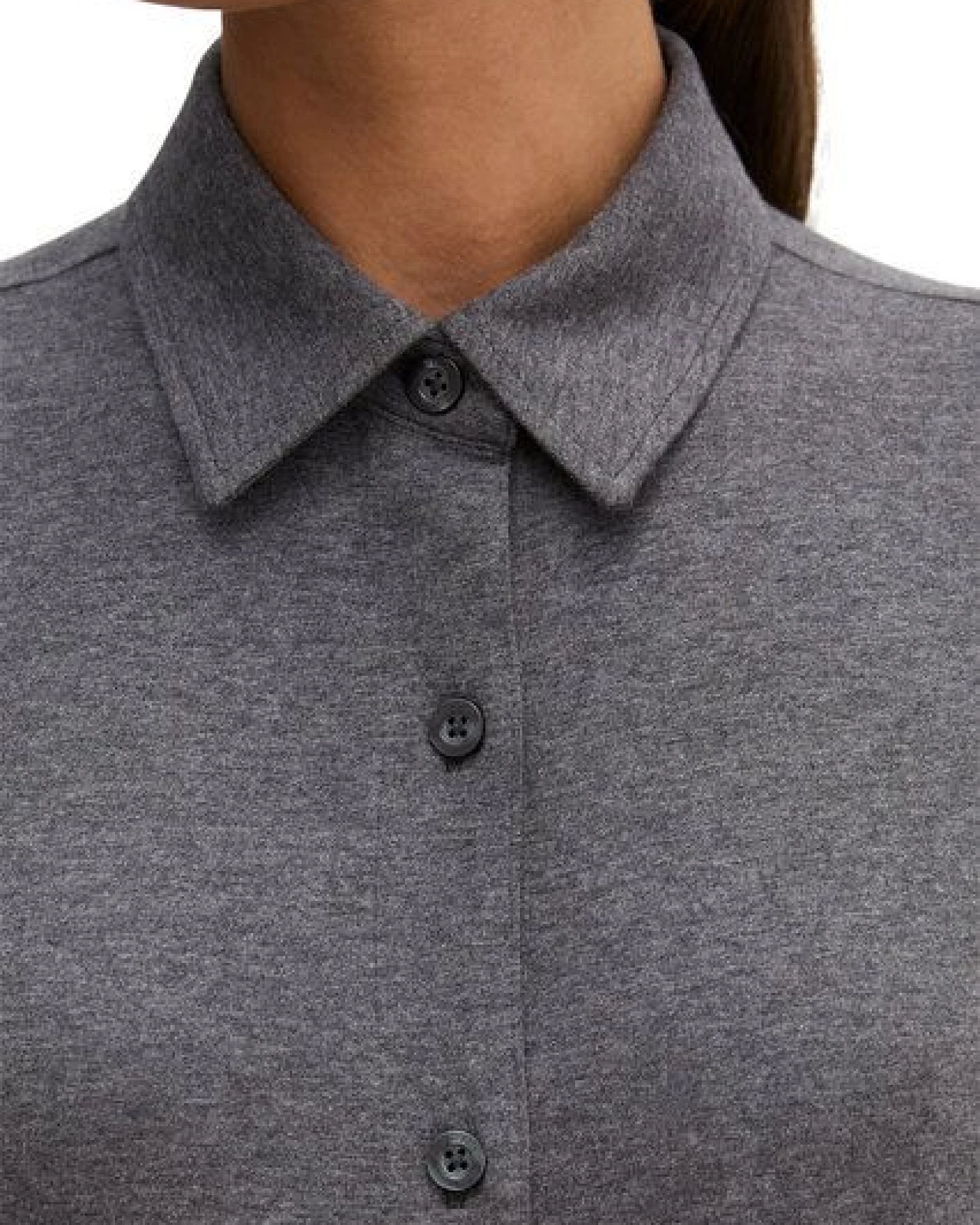 Marc O'Polo Lounge-Shirt Knopfleiste langarm – Ansicht 3