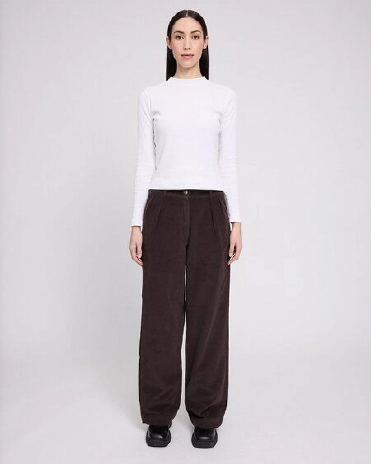Mazine Damen "Pleated" Cordhose aus 99% Bio-Baumwolle und 1% Elasthan – Ansicht 3