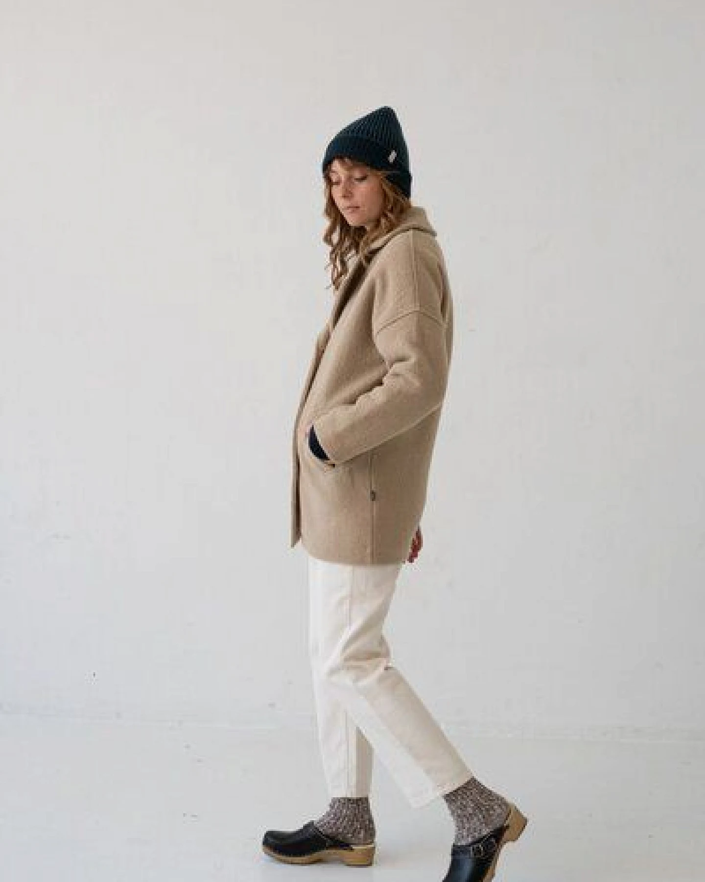 TIRALAHILACHA Tad Chunky Wool Coat – Ansicht 3