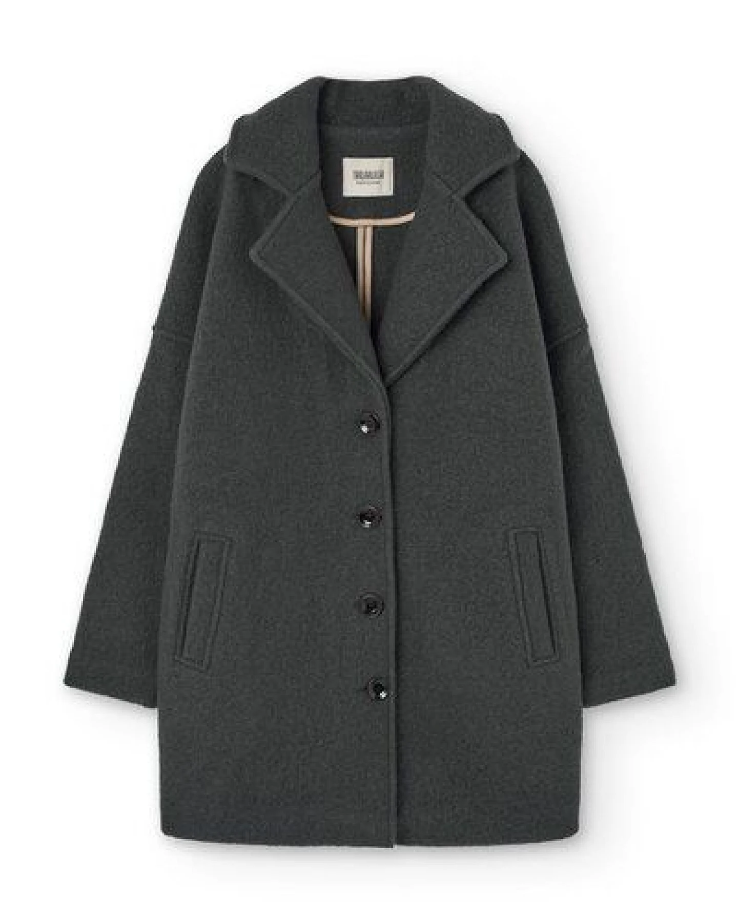 TIRALAHILACHA Tad Chunky Wool Coat – Ansicht 4