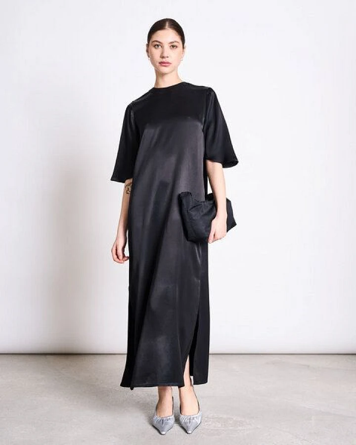 JAN N JUNE SILKY T-SHIRT KLEID CALEU