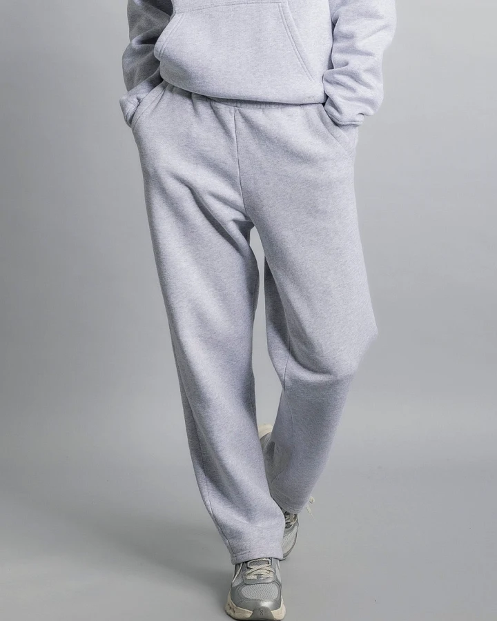 DIRTS Herren vegan Jogginghose Relaxed Grau Meliert