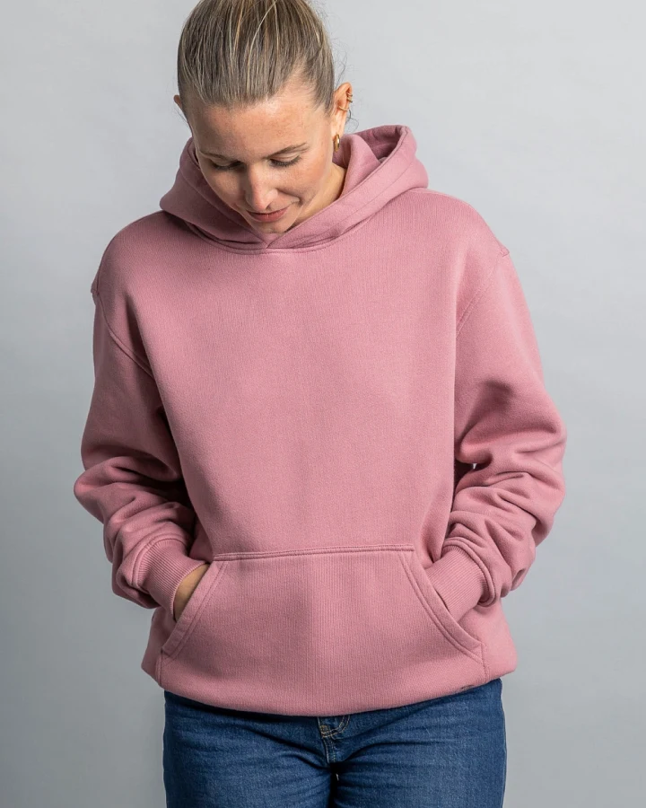 DIRTS Herren vegan Hoodie Oversized Altrosa