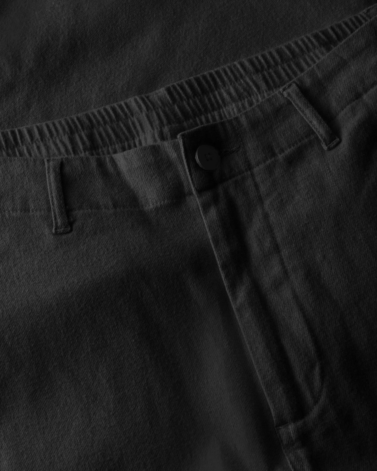 KnowledgeCotton Apparel Damen vegan Hose Bloom Barrel Flanell Chocolate Torte – Ansicht 2