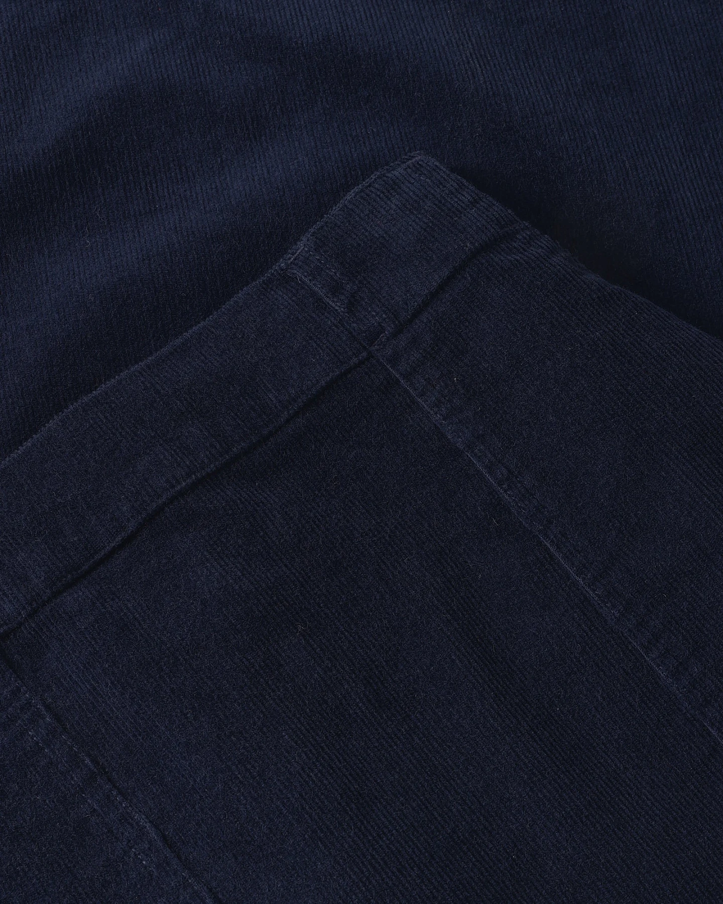 KnowledgeCotton Apparel Damen vegan Rock Aus Cord Night Sky Blau – Ansicht 2