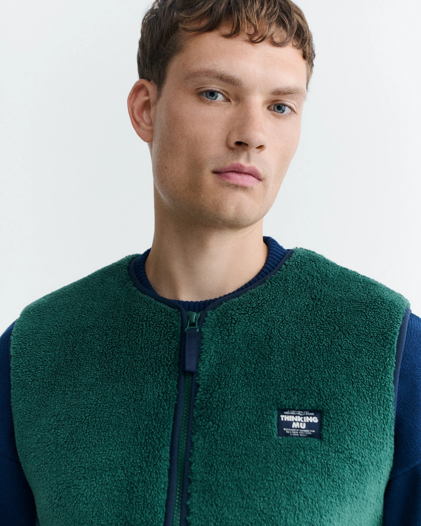 Thinking MU Herren vegan Weste Troy Green – Ansicht 2