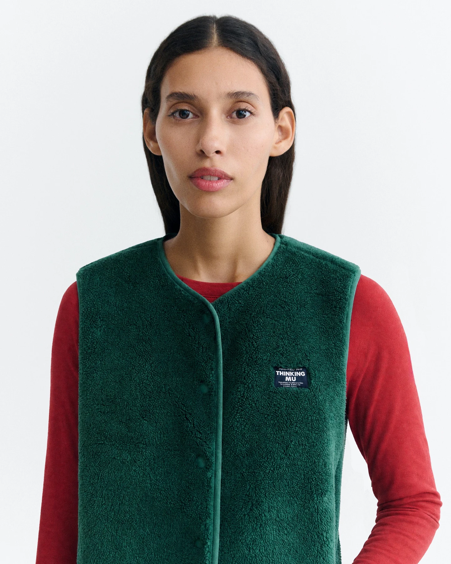 Thinking MU Damen vegan Weste Jay Green – Ansicht 2