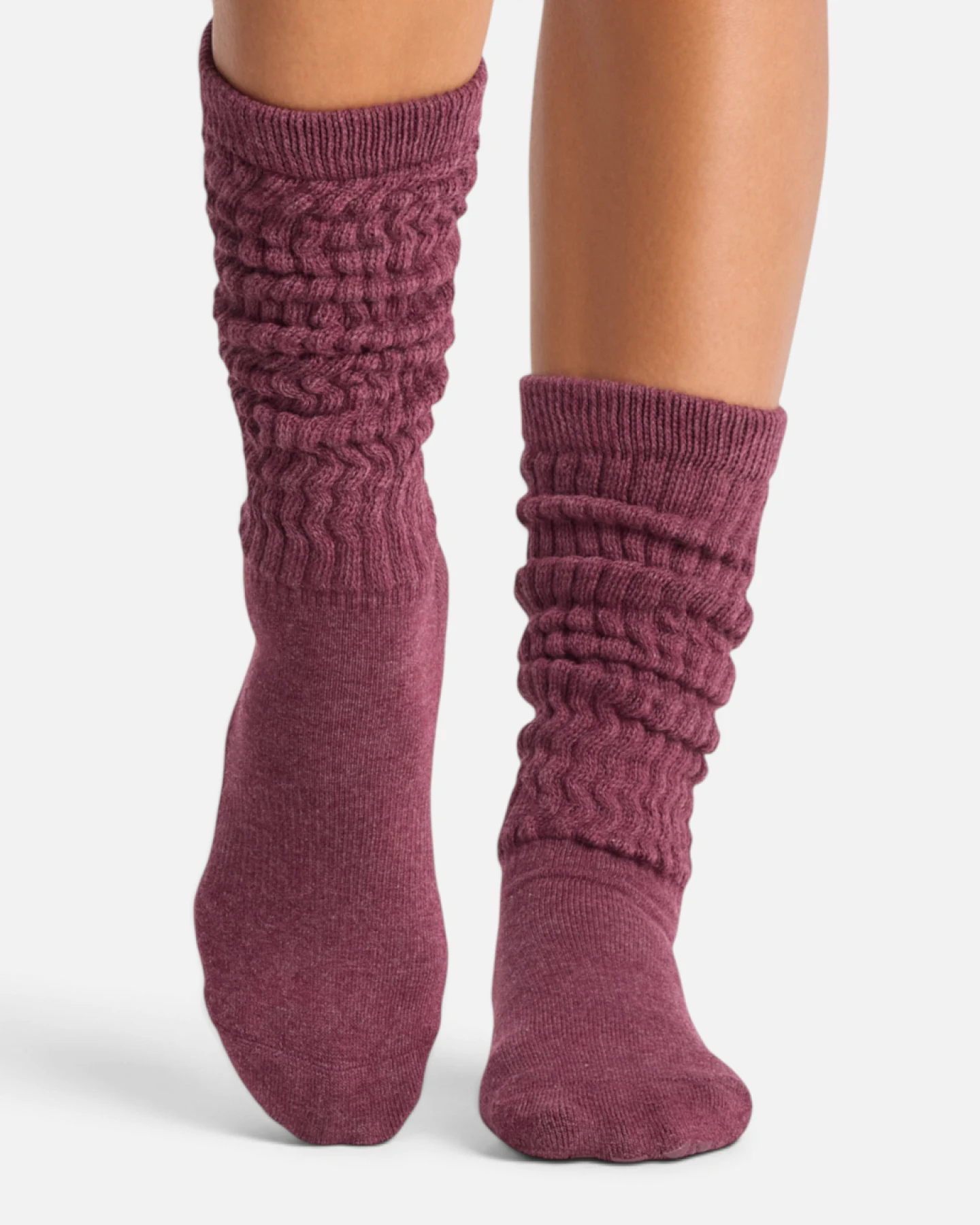 Tavi Noir Yogasocken Grip Stacey - Bordeaux Melange M – Ansicht 2