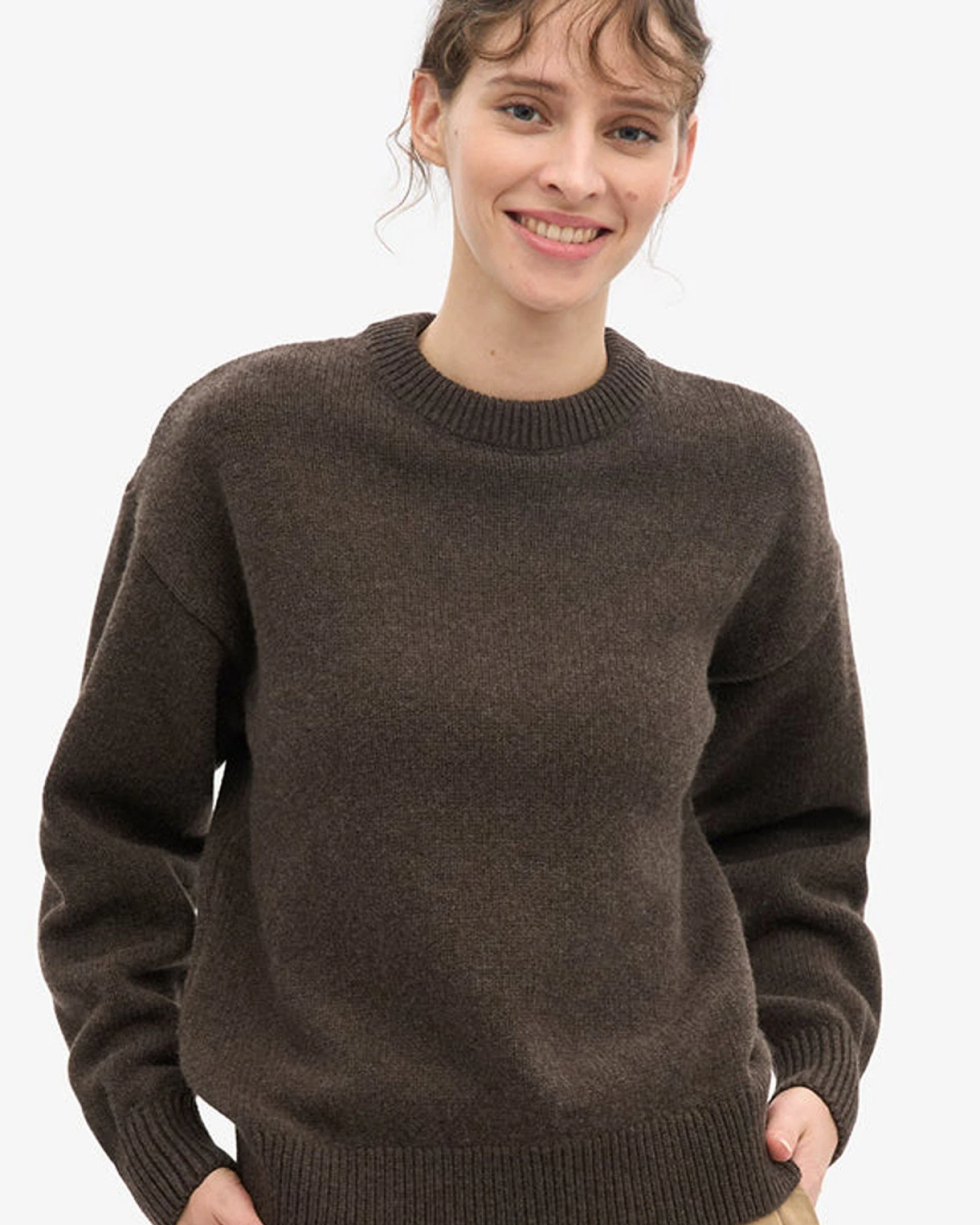 Wollpullover Oversized Merino Wool Crew – Ansicht 5