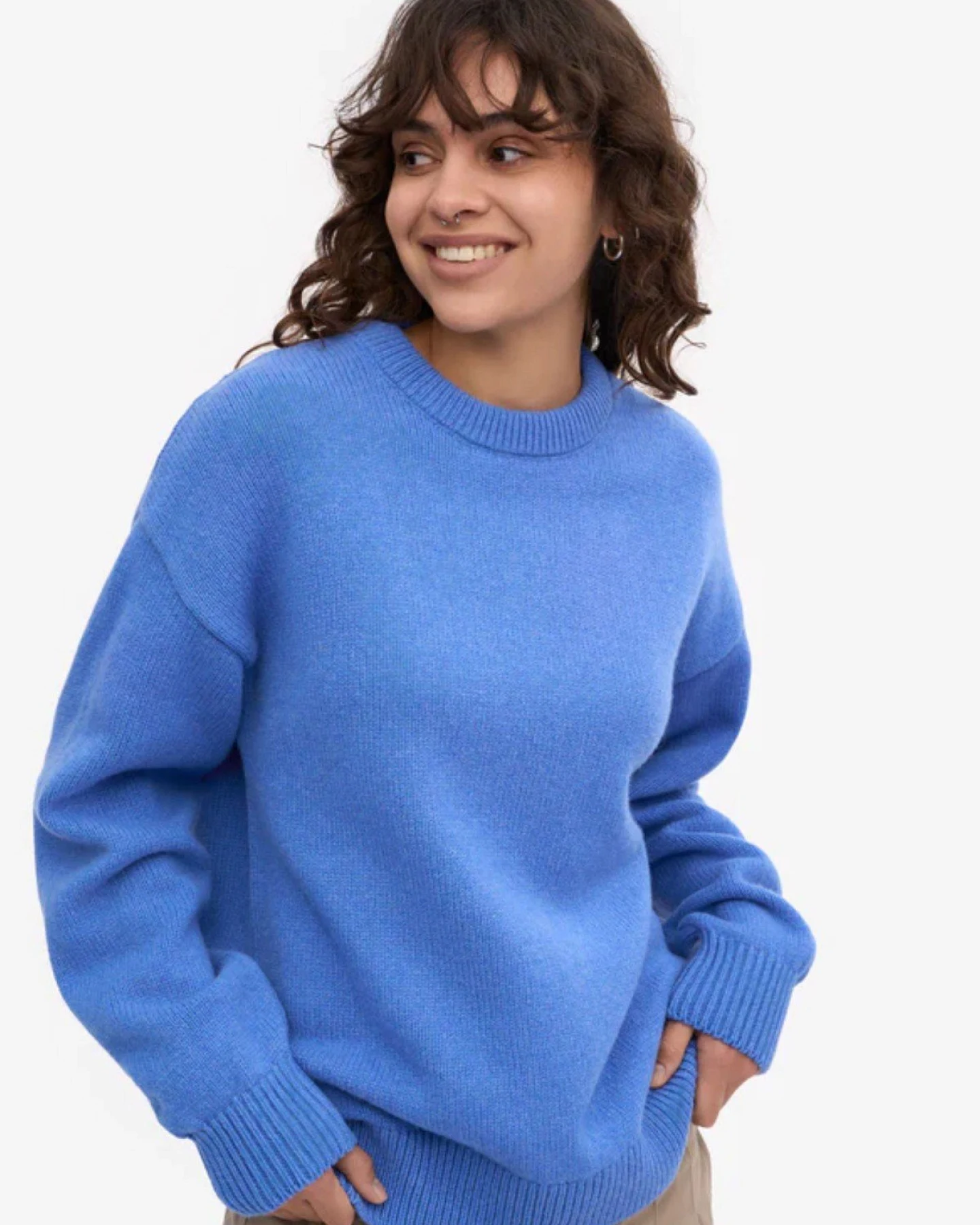 Wollpullover Oversized Merino Wool Crew – Ansicht 5