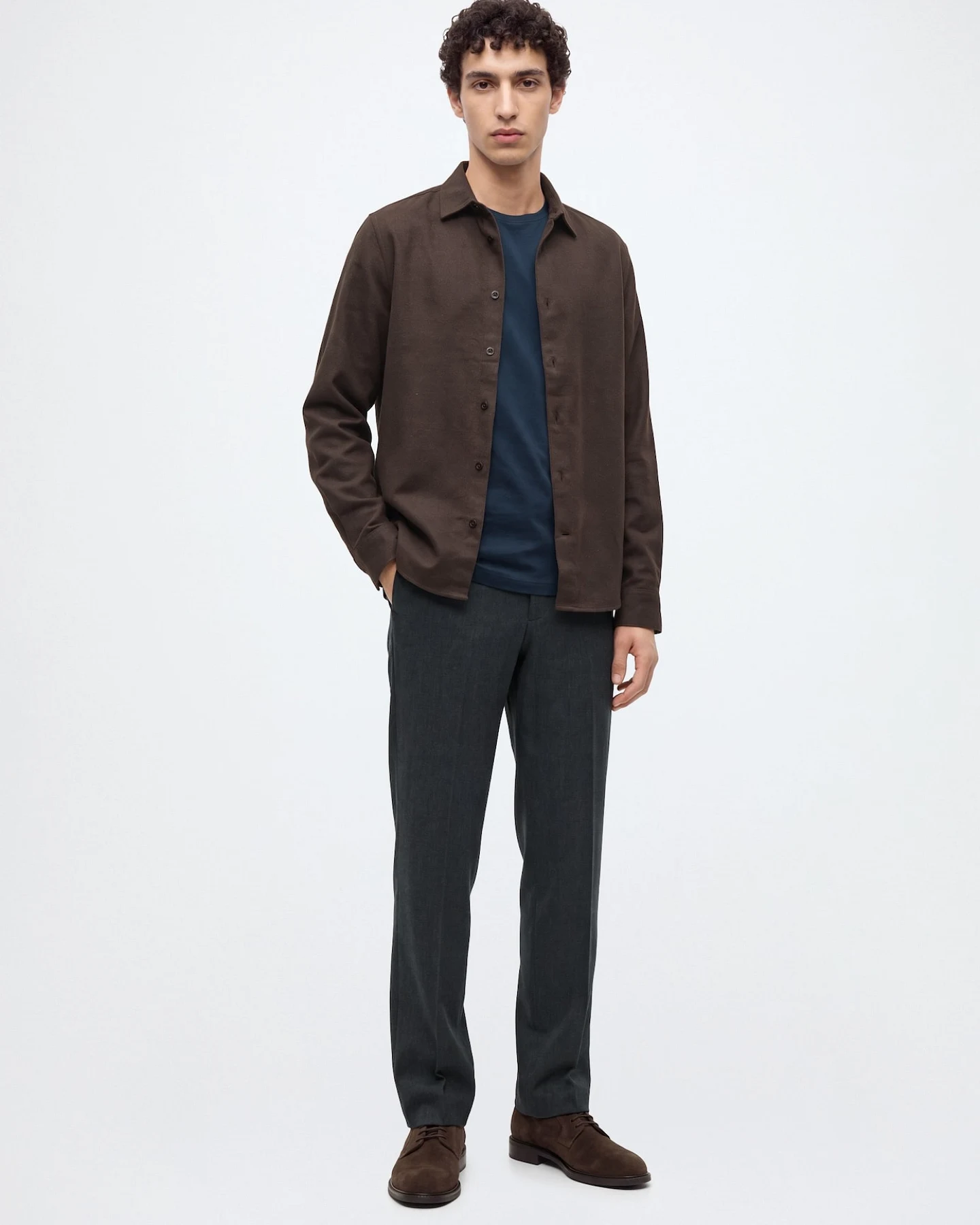 KnowledgeCotton Apparel Hemd Dune – Ansicht 2