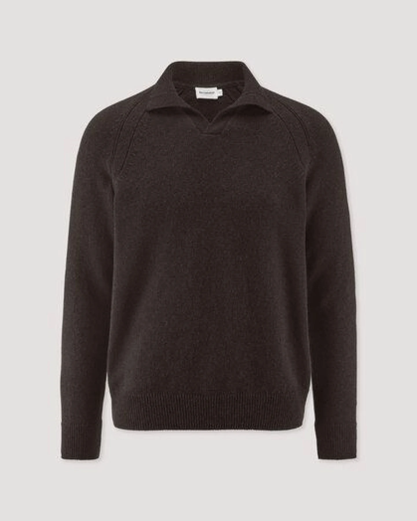 hessnatur Strick Polo Regular aus Bio-Merinowolle mit Bio-Baumwolle – Ansicht 4