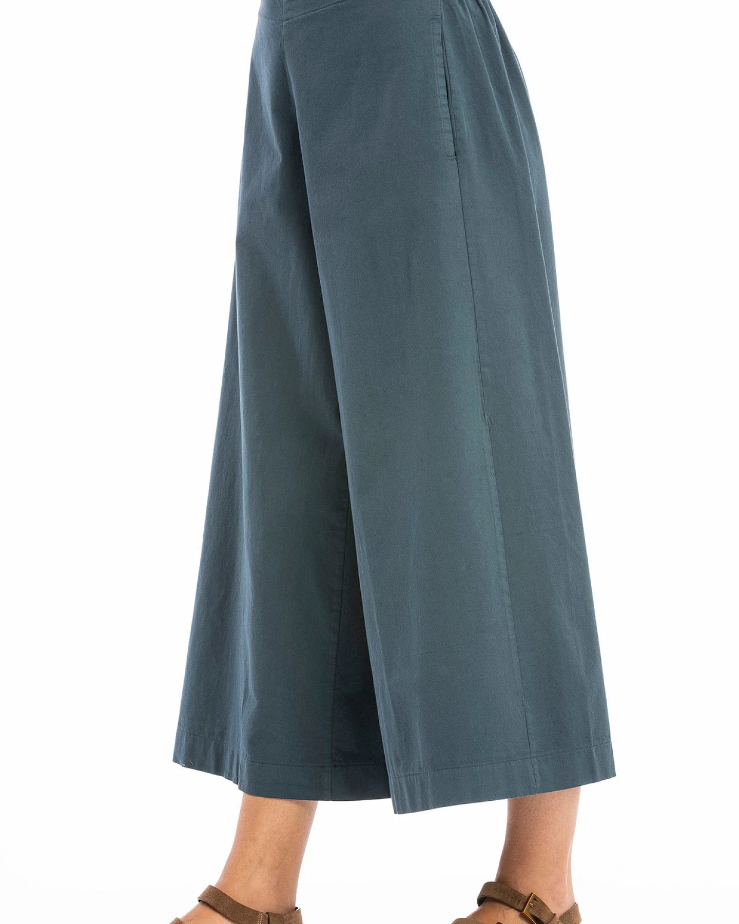 RAVENS VIEW IBIZA Damen vegan Hose Paloma Ozeanblau – Ansicht 2