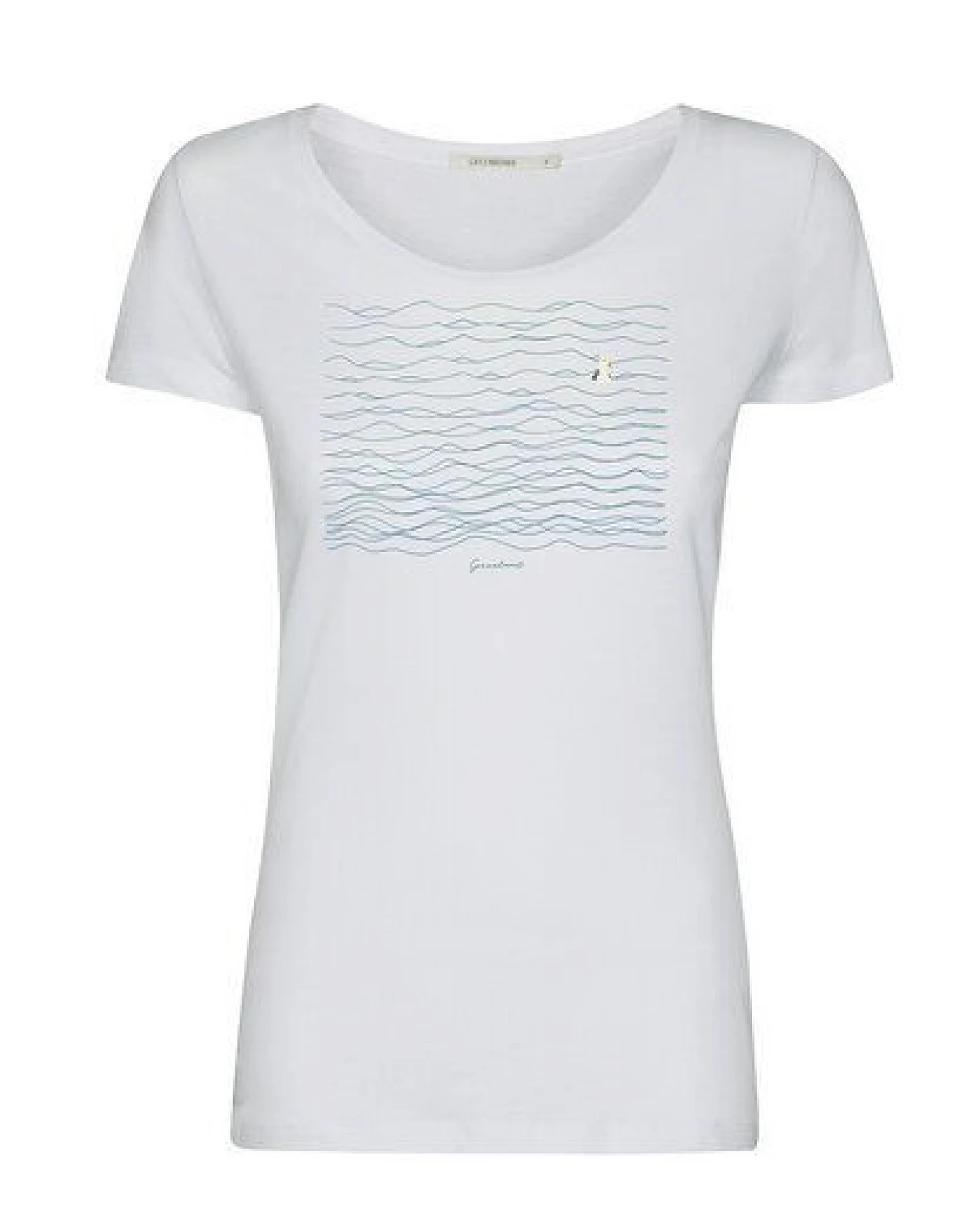 GREENBOMB Animal Seagull Waves Loves - Lässiges T-Shirt aus Bio-Baumwolle / hochwertiger Print / Fair & Vegan – Ansicht 2