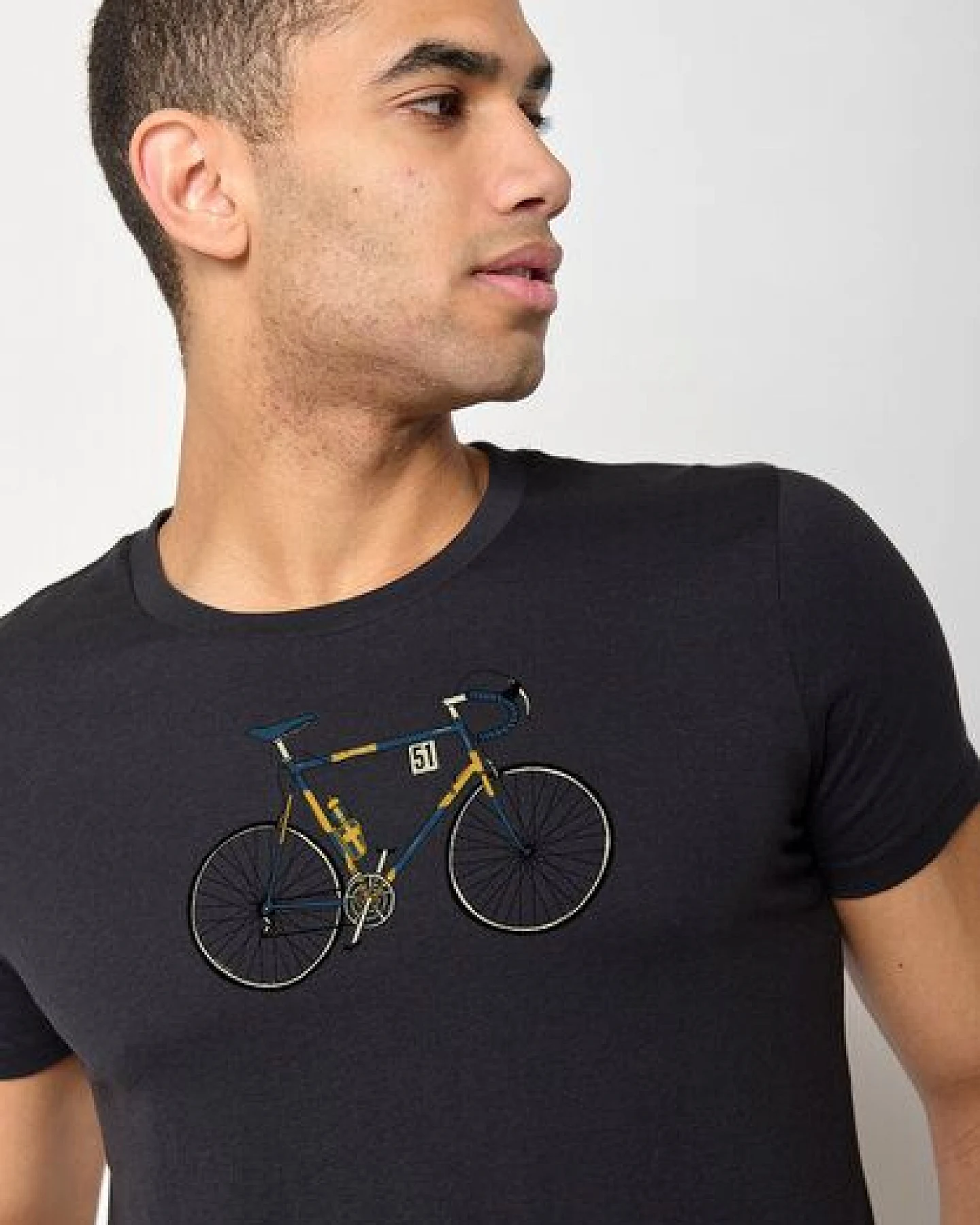 GREENBOMB Bike Knut Guide - Sportliches T-Shirt aus Bio-Baumwolle / hochwertiger Print / GOTS / Fair & Vegan – Ansicht 3