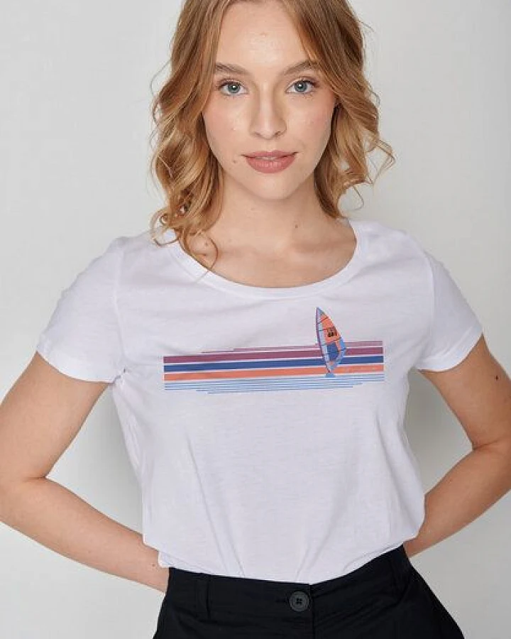 GREENBOMB Nature Windsurf Loves - Lässiges T-Shirt aus Bio-Baumwolle / hochwertiger Print / Fair & Vegan