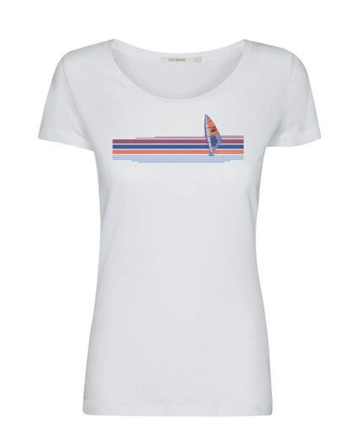 GREENBOMB Nature Windsurf Loves - Lässiges T-Shirt aus Bio-Baumwolle / hochwertiger Print / Fair & Vegan – Ansicht 2