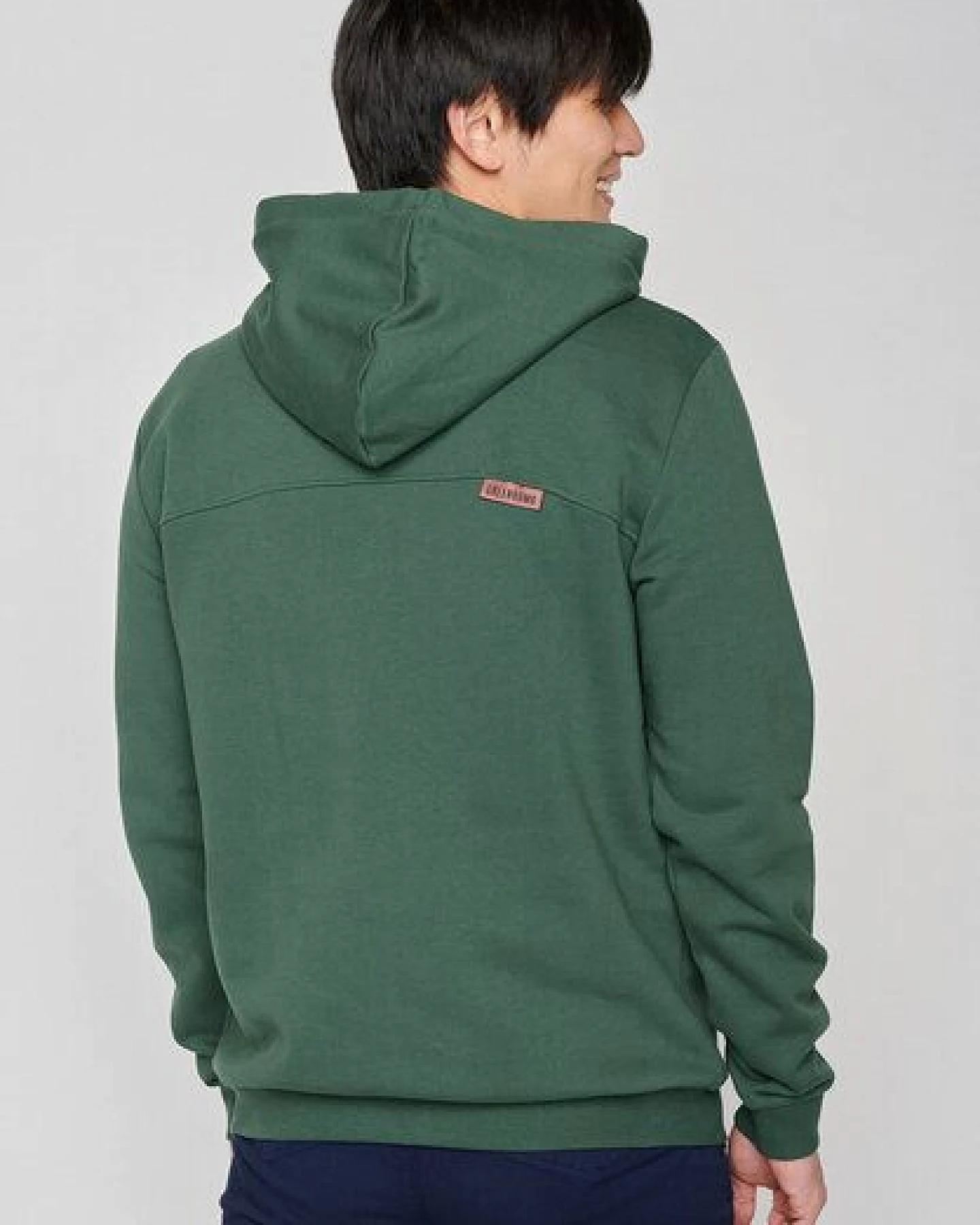 GREENBOMB Bike Ride on Fifty - Lässiger Hoodie aus Bio-Baumwolle / hochwertiger Stick / Fair & Vegan – Ansicht 3
