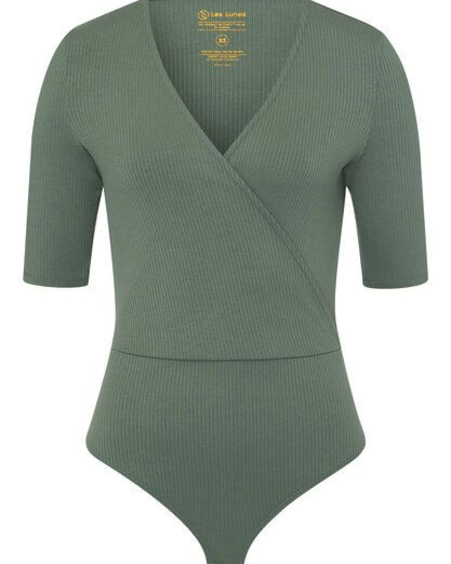 Les Lunes V-Ausschnitt Body Halbarm „Zoey“ – Ansicht 2