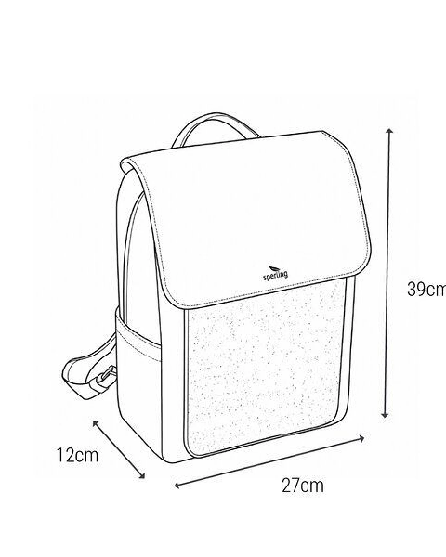 Sperling "Ready" 2-in-1 Rucksack mit Flap – Ansicht 2