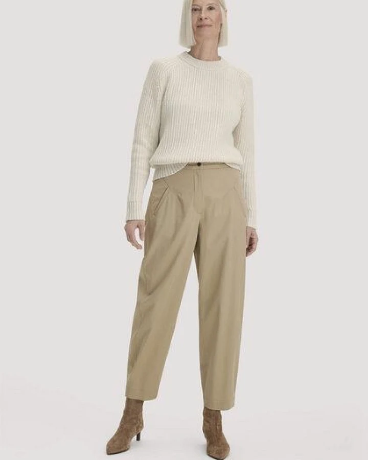 hessnatur Barrel-Leg Hose Relaxed aus TENCEL Lyocell mit Bio-Baumwolle
