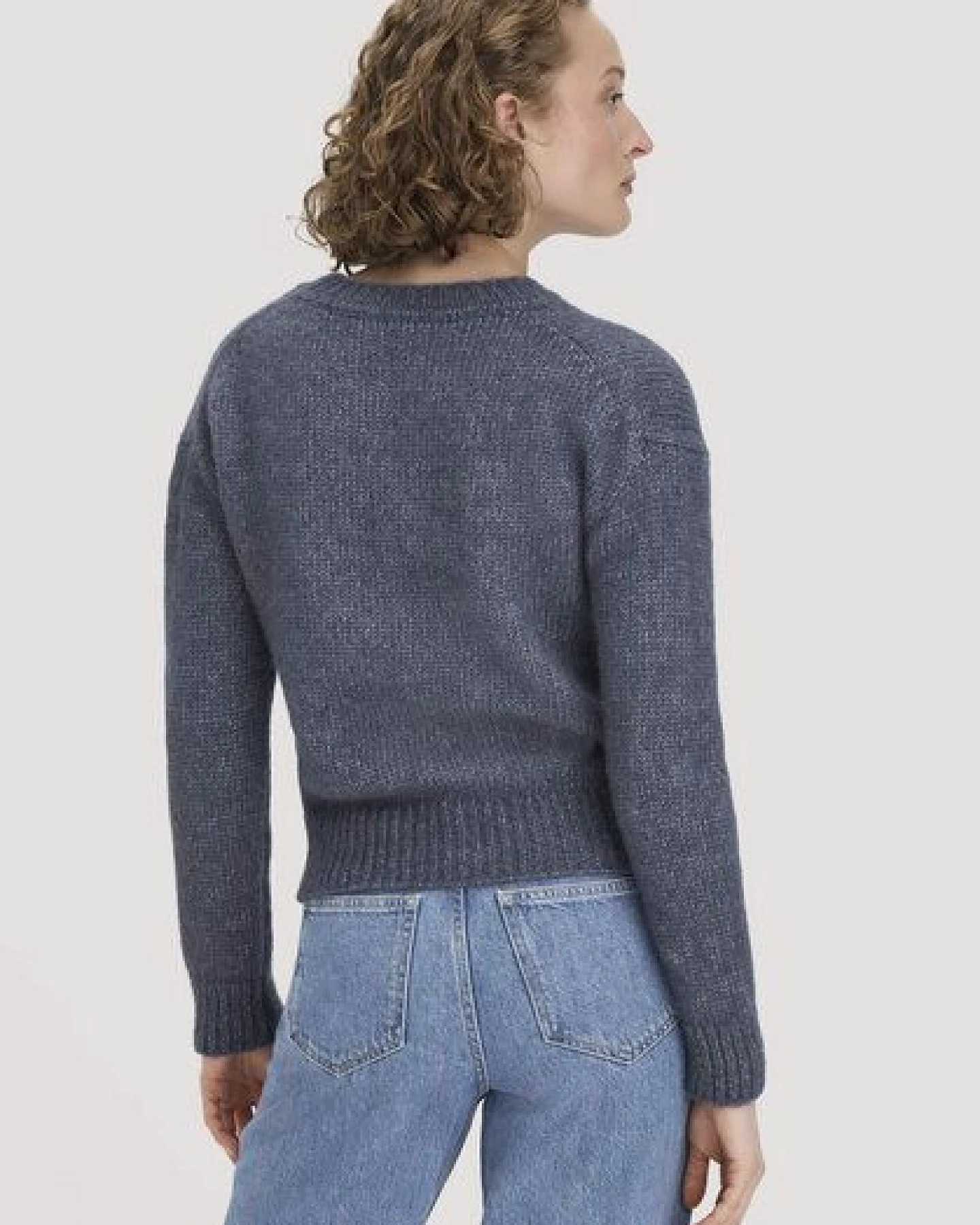 hessnatur Strick Pullover Relaxed aus Alpaka mit Bio-Baumwolle – Ansicht 2