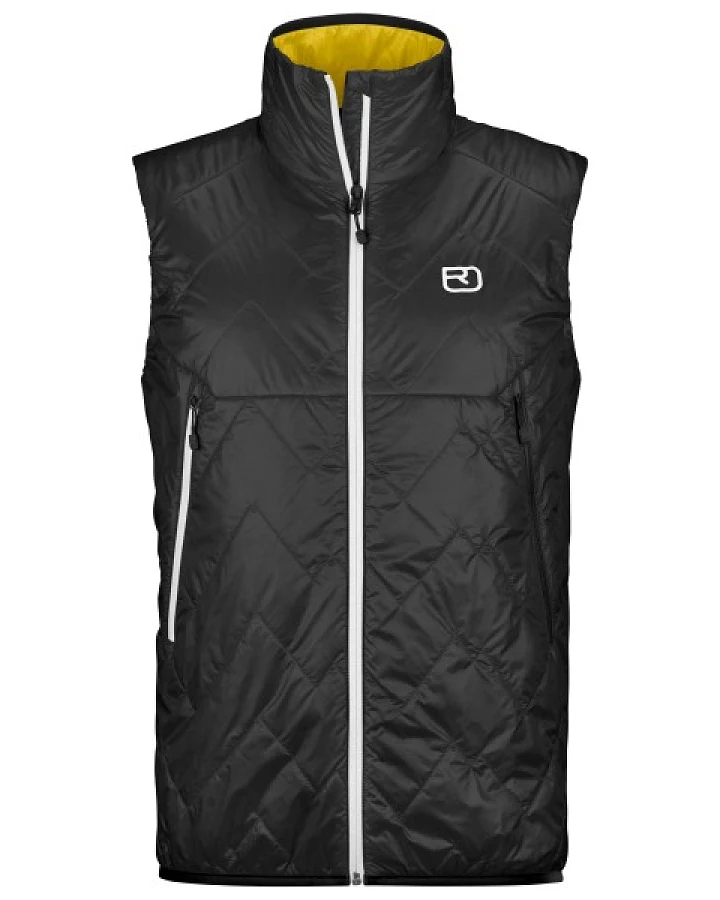Ortovox - Swisswool Piz Vial Vest - Wollweste Gr S schwarz/grau