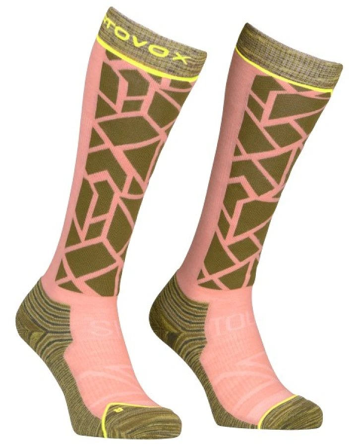Ortovox - Women's Ski Tour Comp Long Socks - Skisocken Gr 42-44 bunt