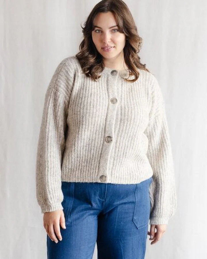 Jyoti - Fair Works Baby-Alpaka Strickcardigan Betana