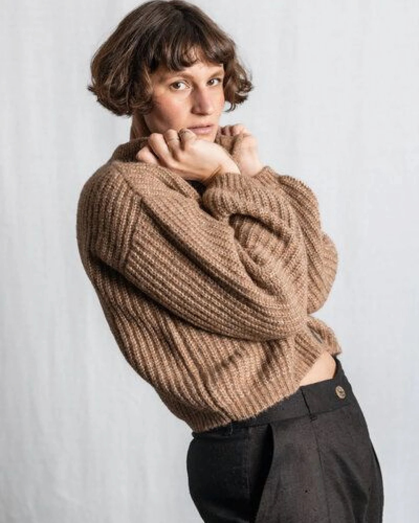 Jyoti - Fair Works Baby-Alpaka Strickcardigan Betana – Ansicht 4