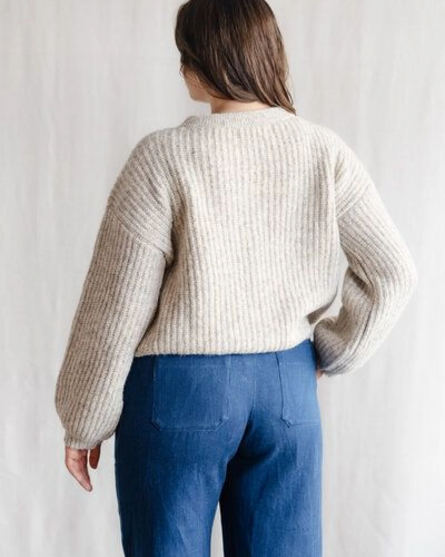 Jyoti - Fair Works Baby-Alpaka Strickcardigan Betana – Ansicht 2