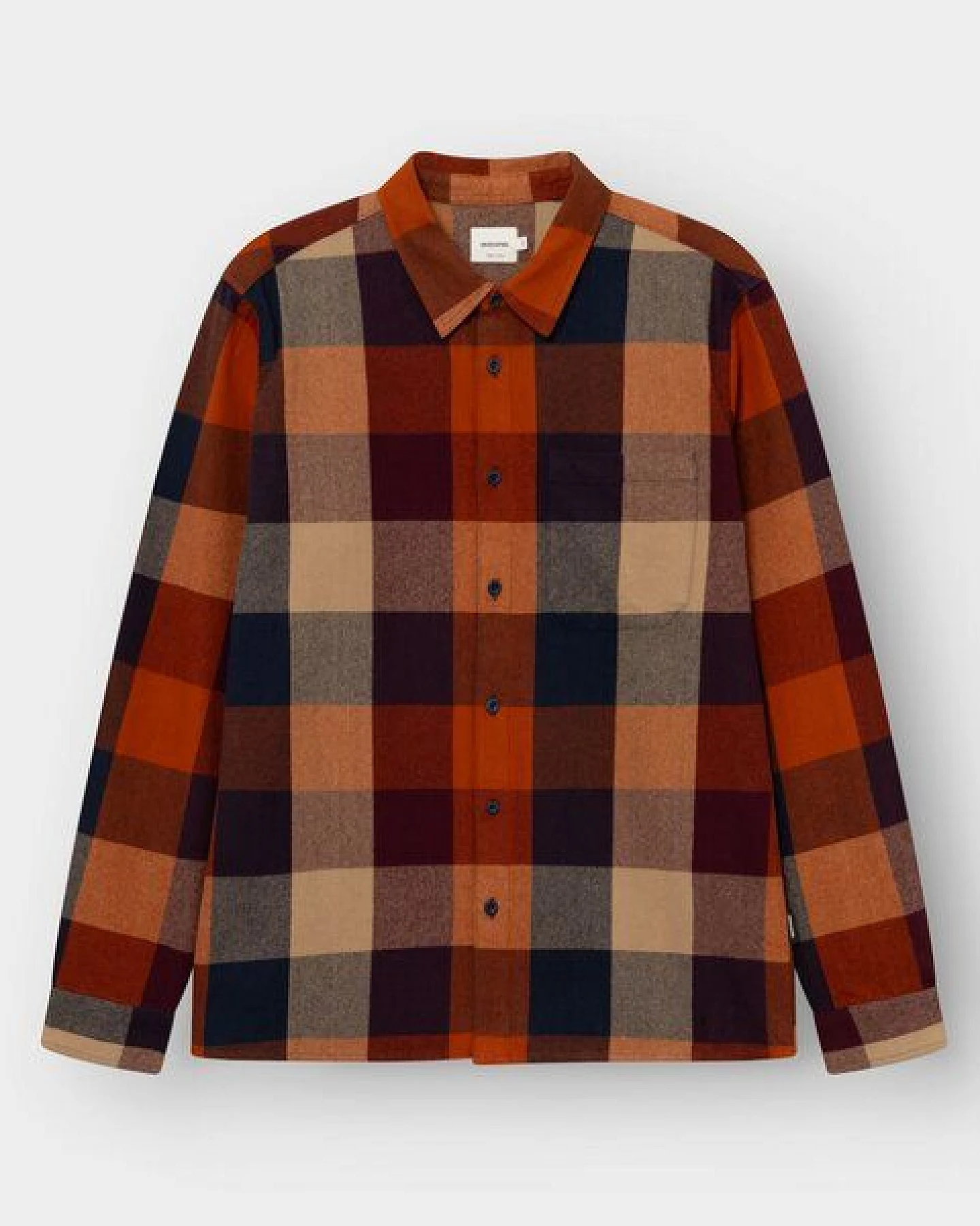 DEDICATED Herren Flanellhemd Rute Check Muted – Ansicht 3