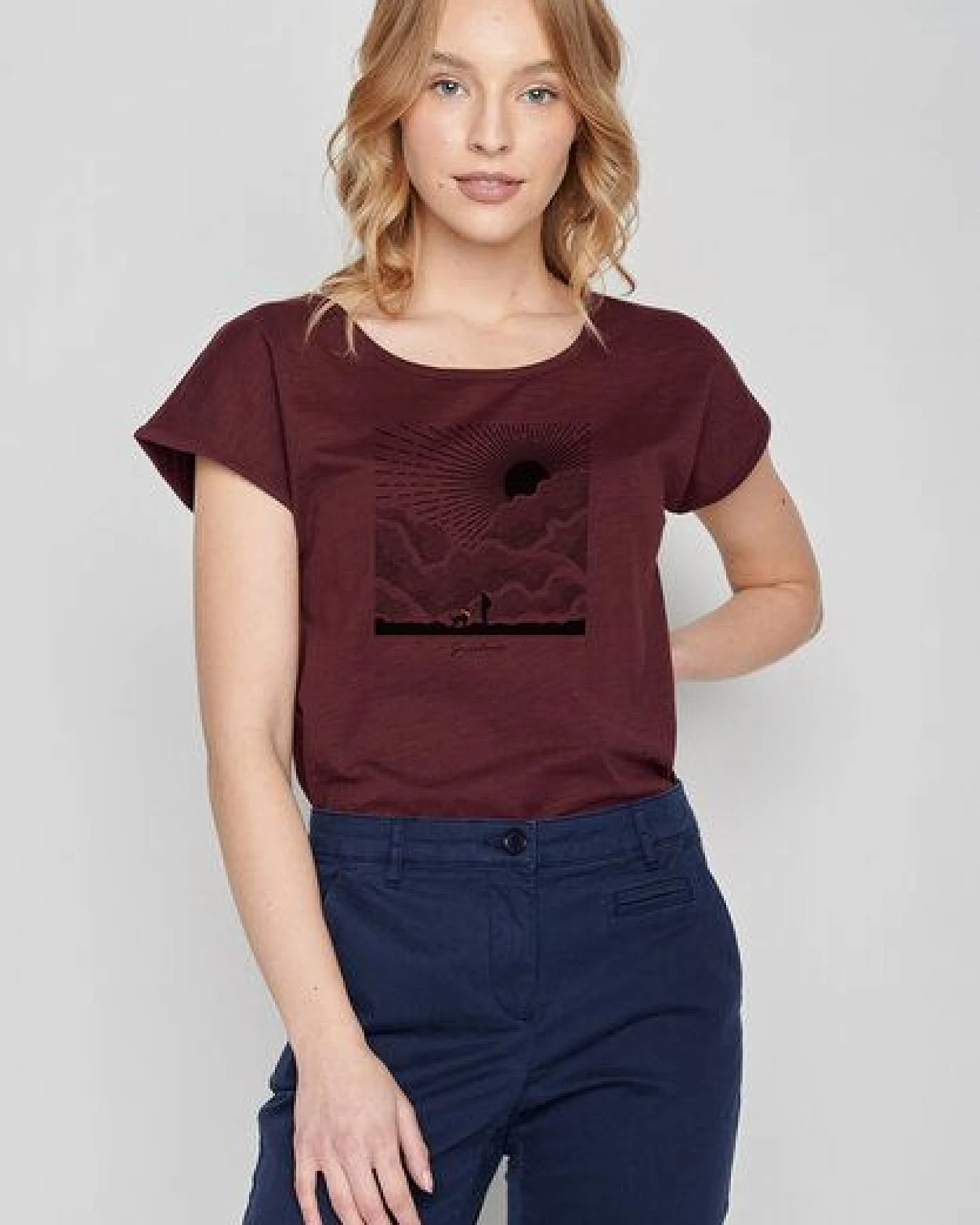 GREENBOMB Nature Buddies Cool - Sportliches T-Shirt aus Bio-Baumwolle / hochwertiger Print / GOTS / Fair & Vegan – Ansicht 2