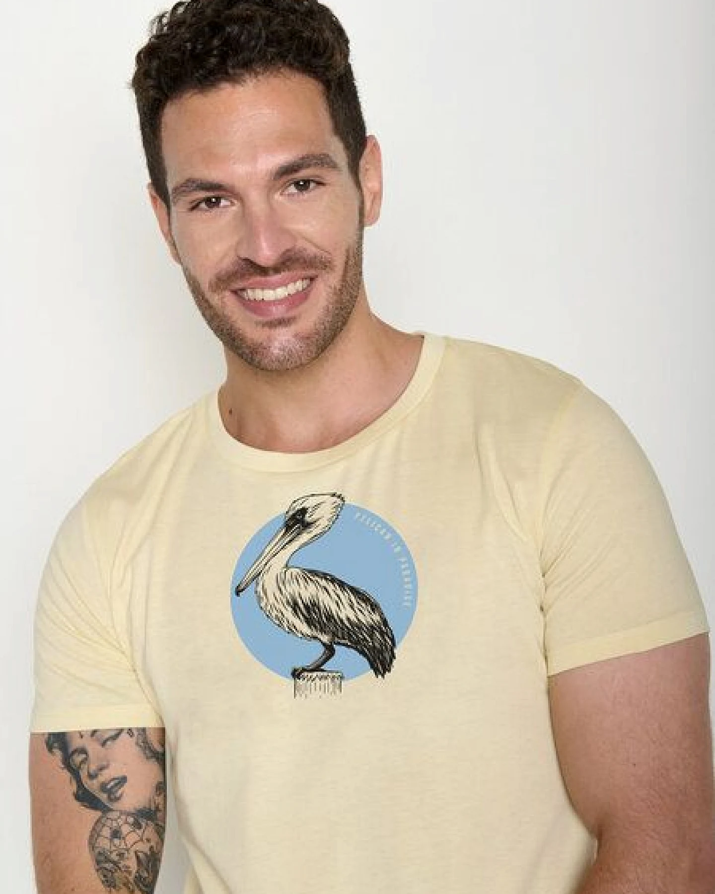 GREENBOMB Pelican Paradise Guide - Sportliches T-Shirt aus Bio-Baumwolle / hochwertiger Print / GOTS / Fair & Vegan – Ansicht 2