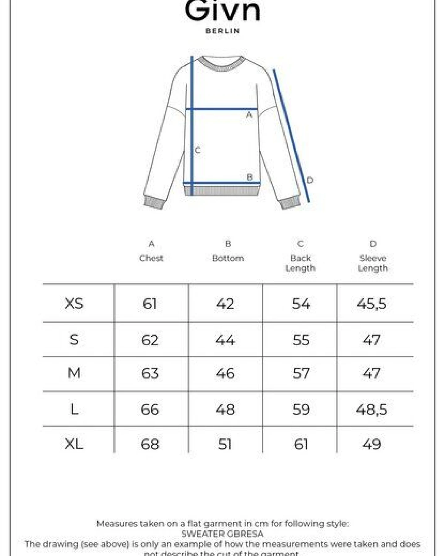 Givn Berlin Sweater GBRESA aus recycelter Baumwolle mit Kragen – Ansicht 4