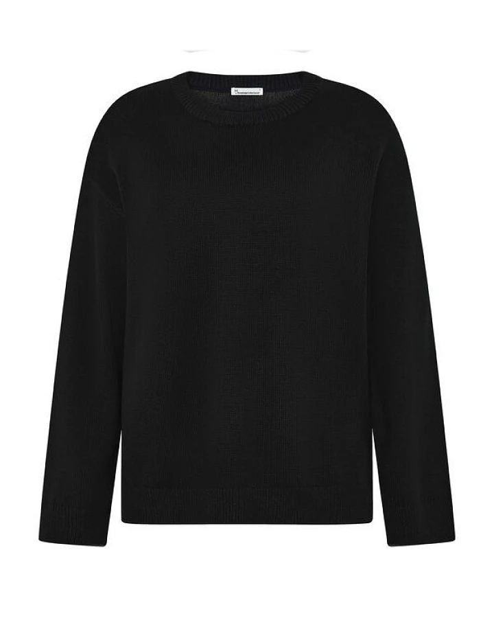KnowledgeCotton Apparel Crew Neck Strickpullover mit Kaschmir