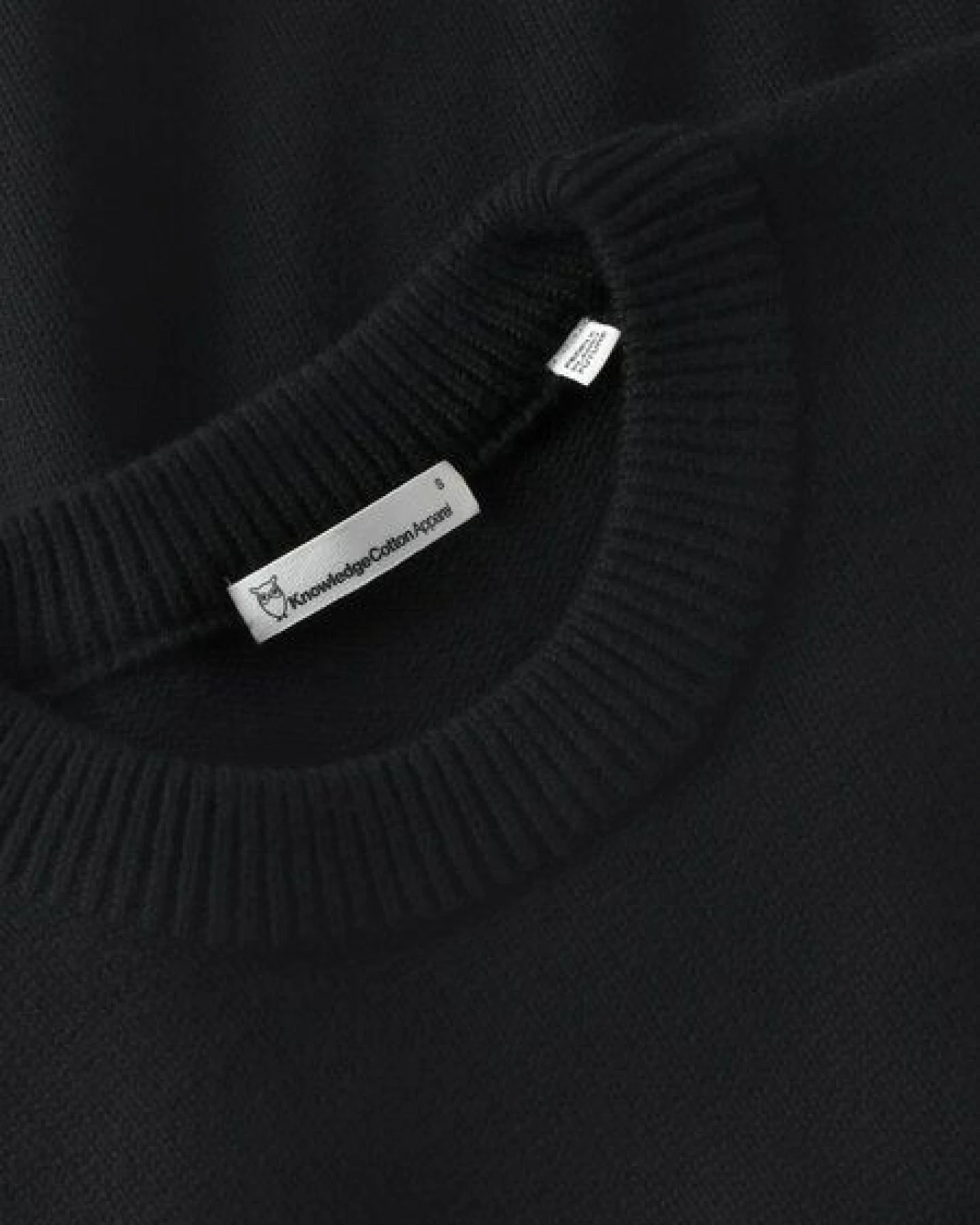 KnowledgeCotton Apparel Crew Neck Strickpullover mit Kaschmir – Ansicht 3