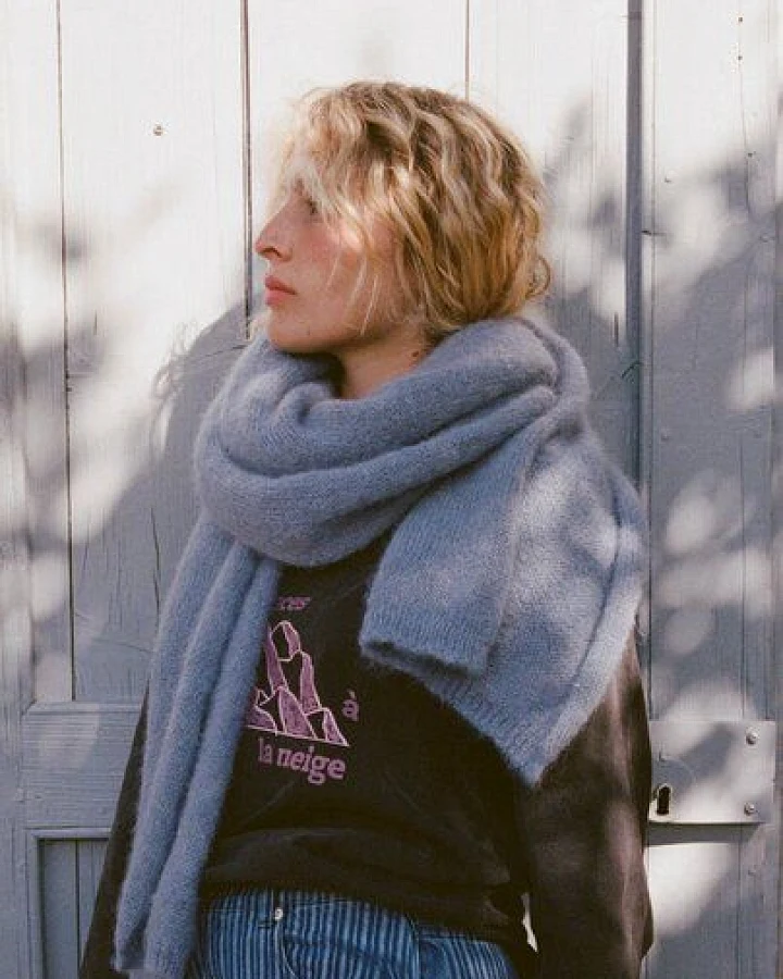 Nénés Warmes Mohair-Tuch – Clémence