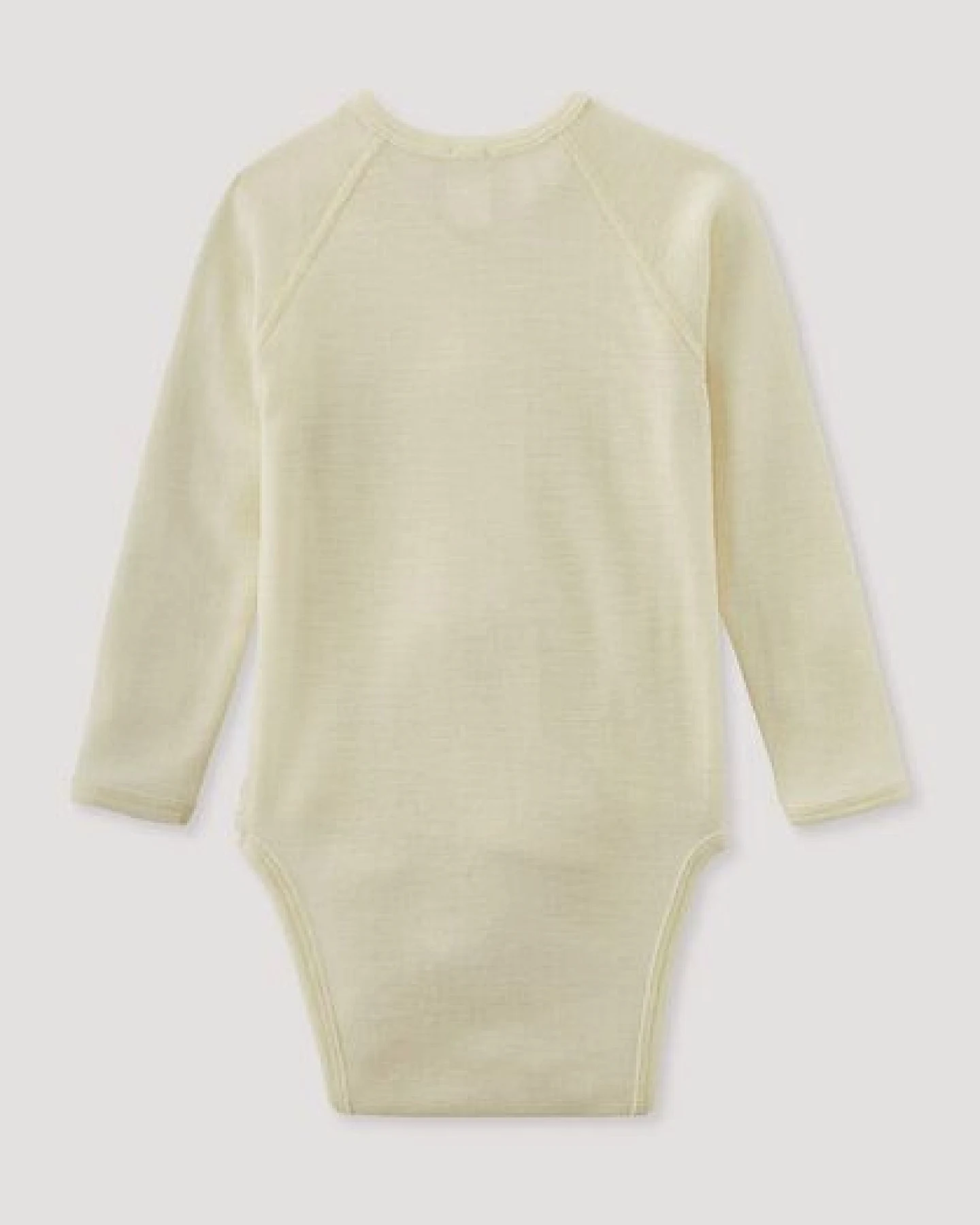 hessnatur Langarm-Wickelbody Slim aus Bio-Merinowolle mit Seide – Ansicht 3