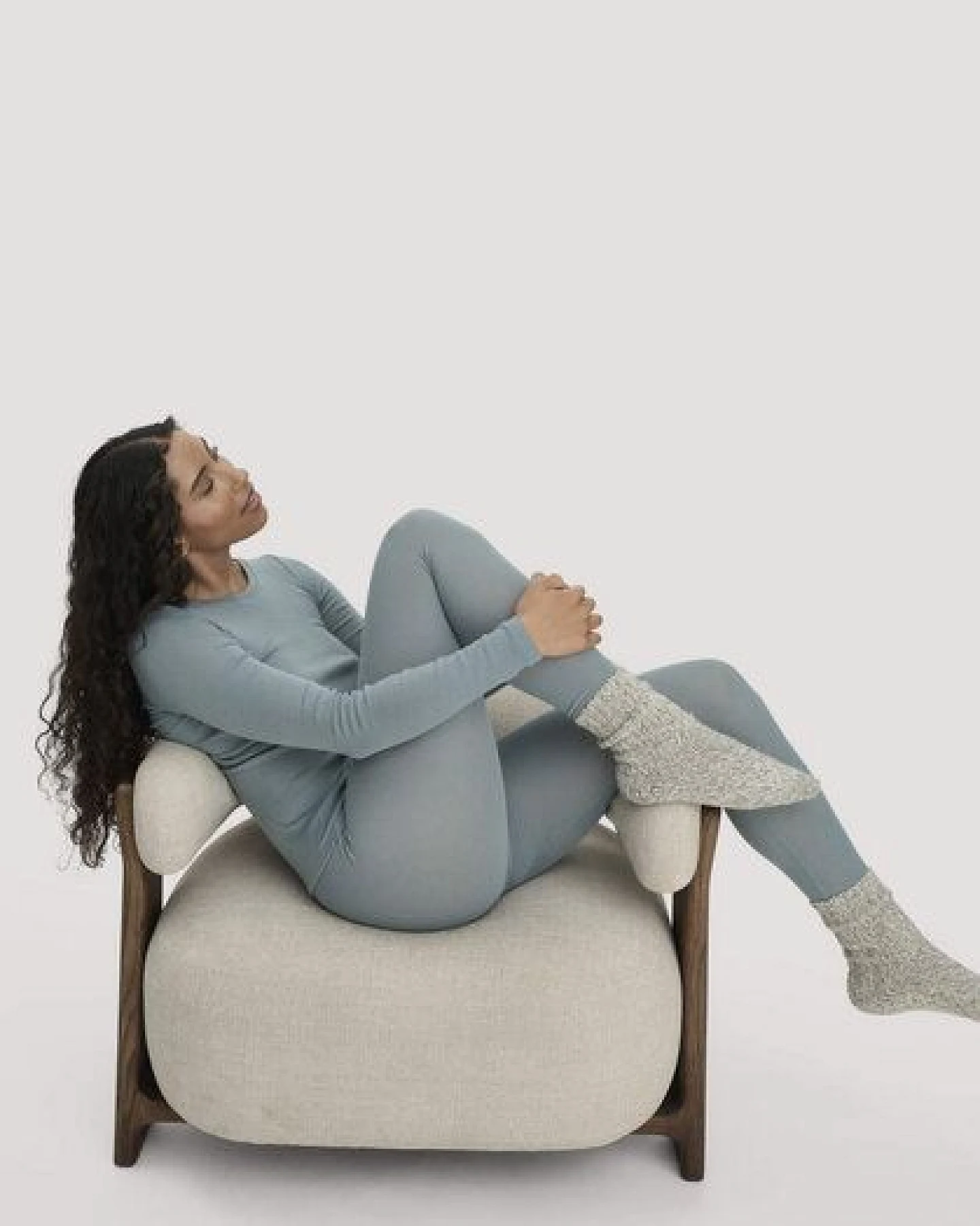 hessnatur Leggings Regular Cut PURE FUNCTION aus Bio-Merinowolle mit Seide – Ansicht 4